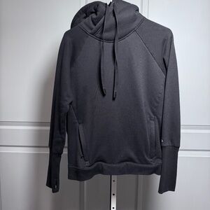 ALO BLACK FLEECE LINED HODDIE SZ M